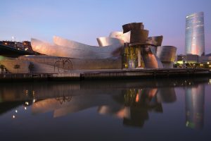 We'll visit the gleaming Guggenheim Museum in Bilbao as part of the travel writing class.